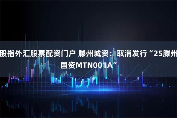 股指外汇股票配资门户 滕州城资：取消发行“25滕州国资MTN001A”